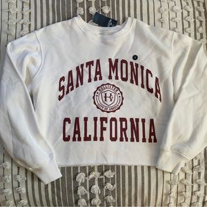 hollister crop sweatshirt